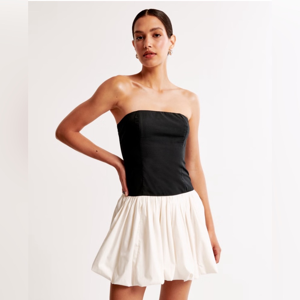 Abercrombie Bubble Hem Mini Dress